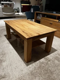 Couchtisch Faro Plus Kernbuche Geölt Mit Ablageplatte