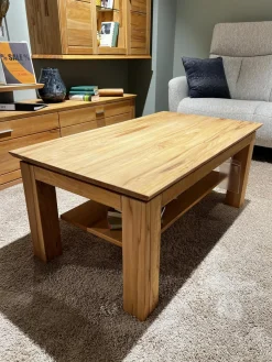 Couchtisch Faro Plus Kernbuche Geölt Mit Ablageplatte