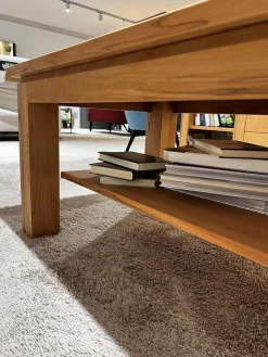 Couchtisch Faro Plus Kernbuche Geölt Mit Ablageplatte