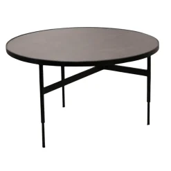 Couchtisch Gio Tischplatte Black Schwarz Gestell Metall Pulverbeschichtet Schwarz