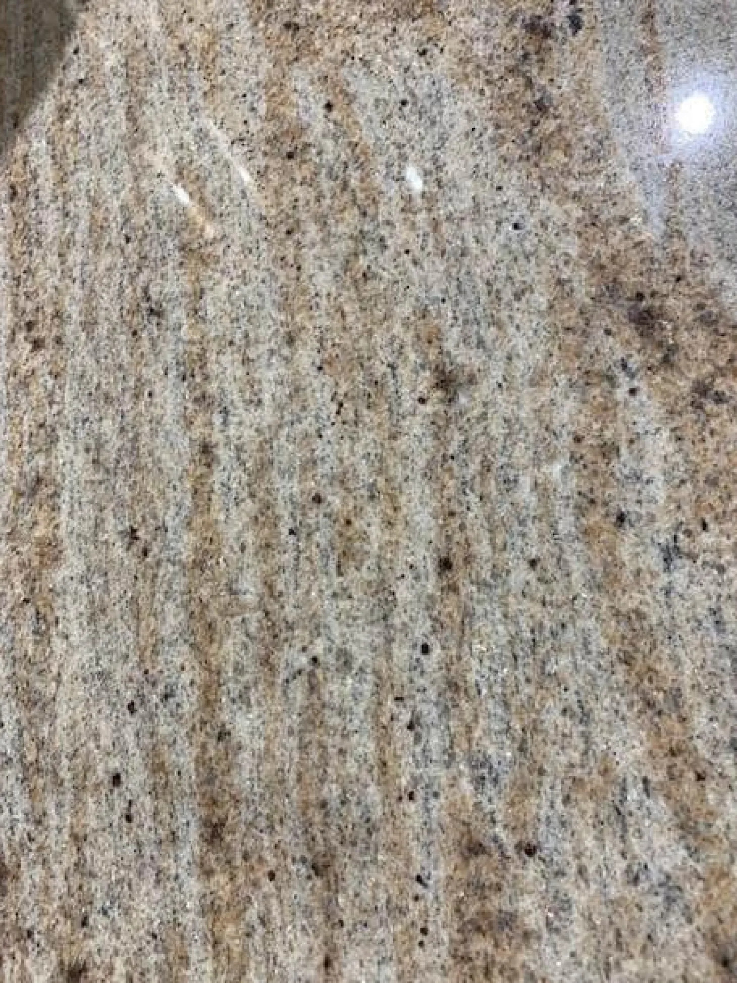 Couchtisch Hartgestein Kashmir Gold Gestell Schwarz