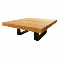 Couchtisch Kantara Tischplatte Rüster Ulme Gestell Eisen