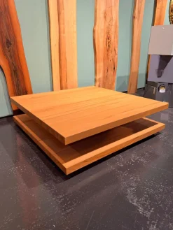 Couchtisch Kernbuche Geölt Mit Rollen