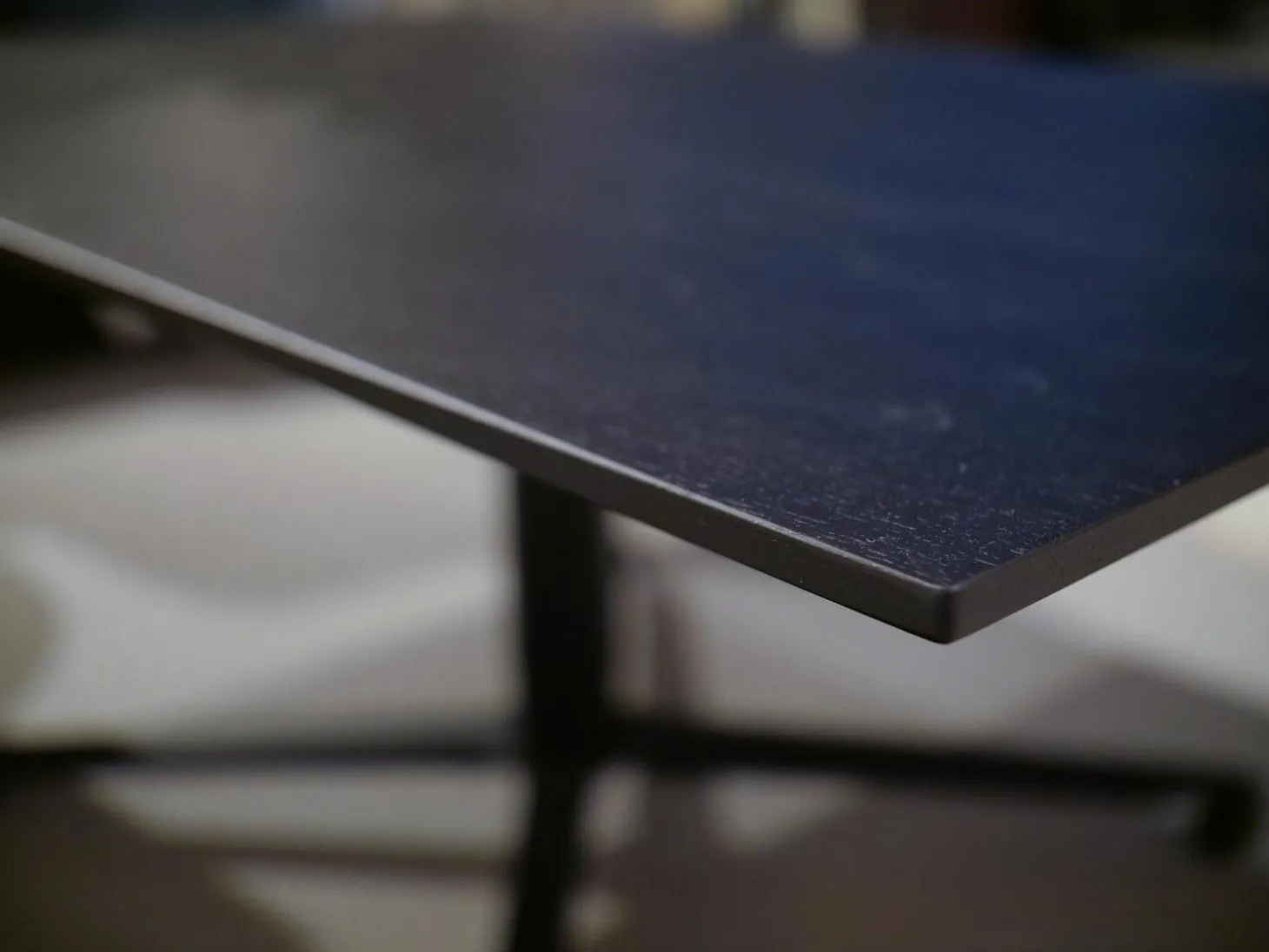 Couchtisch Kolo K 736 Platte Eiche Schwarz Höhenverstellbar Metall Sternfuß Schwarz