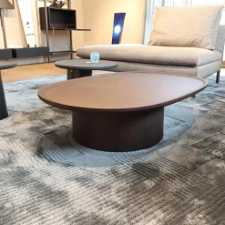 Couchtisch Louisa Platte Und Gestell Holz Eukalyptus Braun