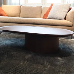 Couchtisch Louisa Platte Und Gestell Holz Eukalyptus Braun