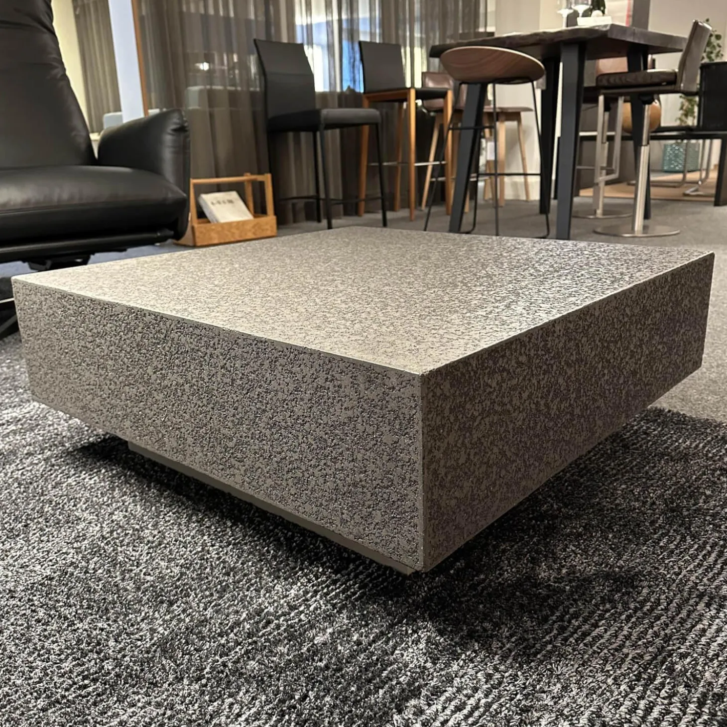 Couchtisch MDF Betonoptik Grau