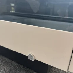 Couchtisch Minos Parsolplatte Kristallgrau Auszüge Links Und Rechts Weiß