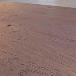 Couchtisch Patin Eiche Meteor Grau Lackiert Gestell Verchromt Glänzend