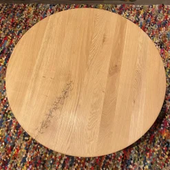 Couchtisch Signatura Rustikaler Asteiche Bianco Geölt Mit Kreuzgestell Ohne Deko