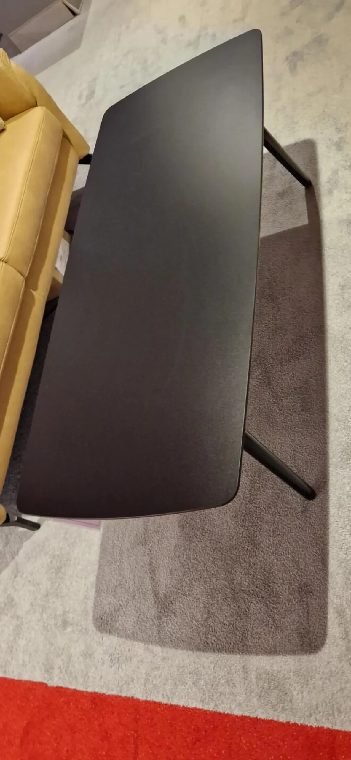 Couchtisch Style Platte Black Schwarz Bein 05 Schwarz Holz Furniert Und Lackiert