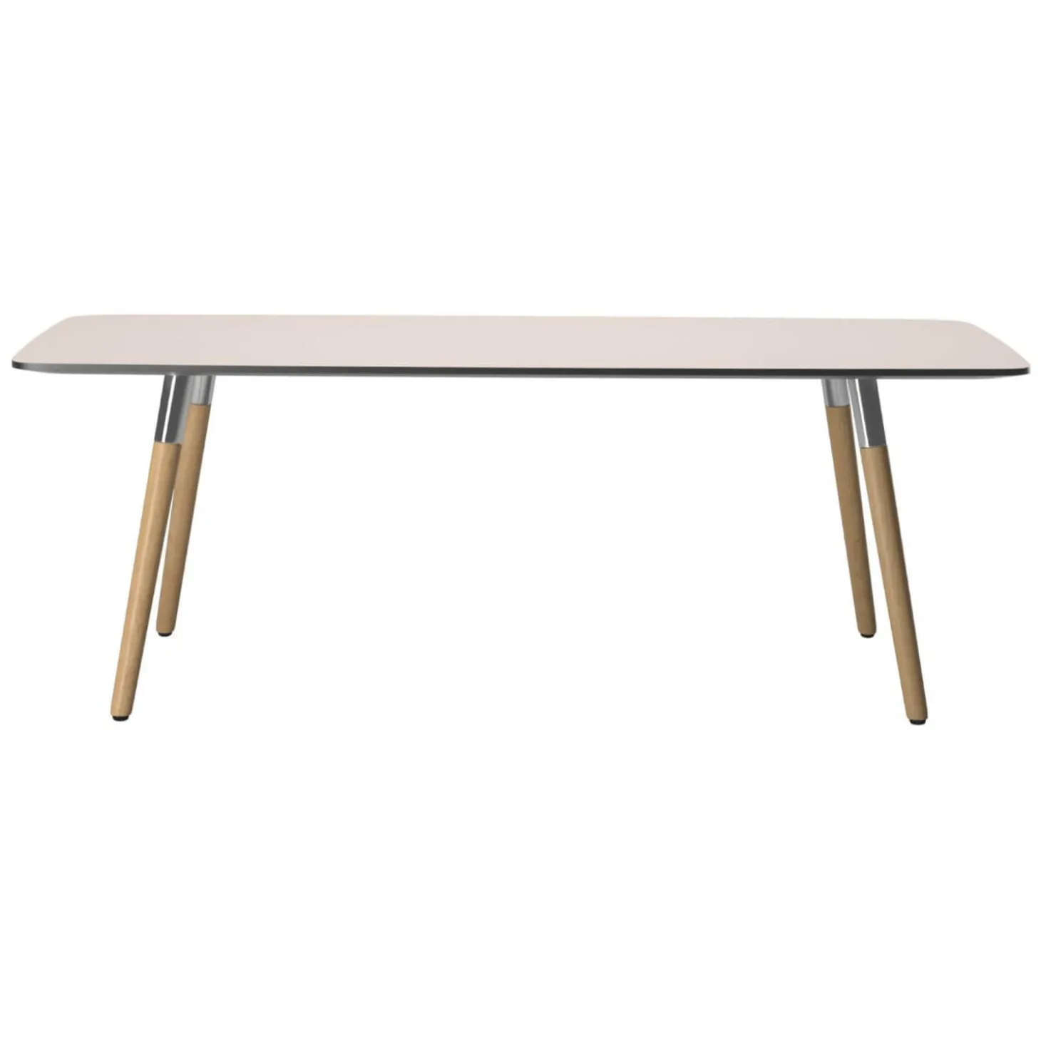 Couchtisch Style Platte Creme Gestell 01 Natur Holz Furniert Und Lackiert