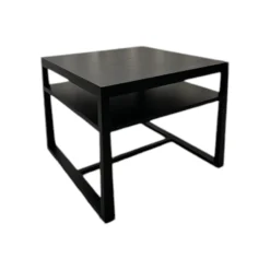 Couchtisch Tribeca Esche Schwarz Gebeizt mit Ablagefach