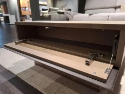 Couchtisch Vgalvino Alteiche Rustico Schwemmgrau Lackiert Akzent Metall