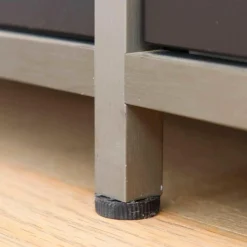 Dielenmöbel Dita Schwarz Stoff Steelcut Trio 3 176