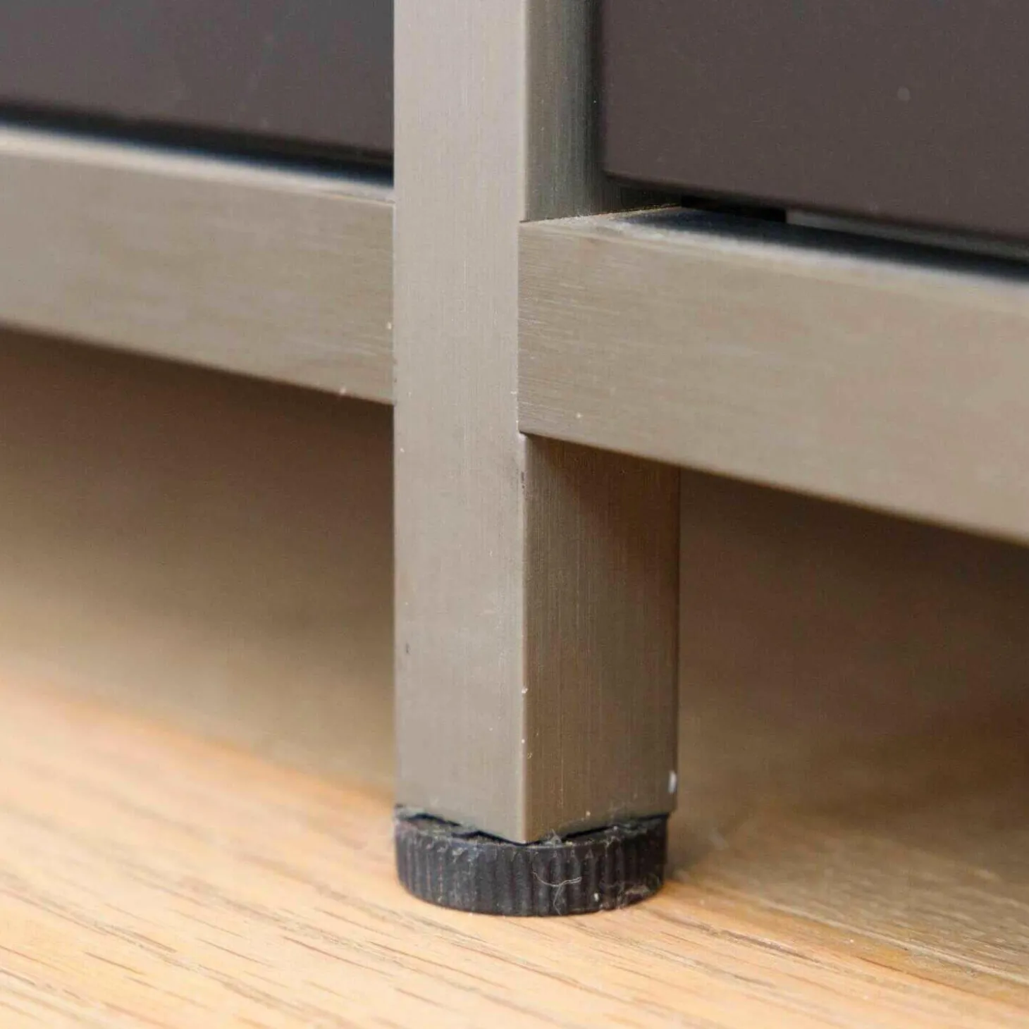 Dielenmöbel Dita Schwarz Stoff Steelcut Trio 3 176