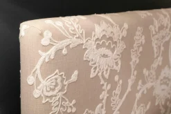 Doppelbett Gala GA28-S-3B Stoff Max 220 Beige Uni Fuss MS 20 Alu Matt Ohne Matratze Und Untermatratze