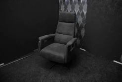 Drehsessel Cluster Medium Stoff Regain Anthrazit mit Elektrischer Fuß -und Rückenteilverstellung