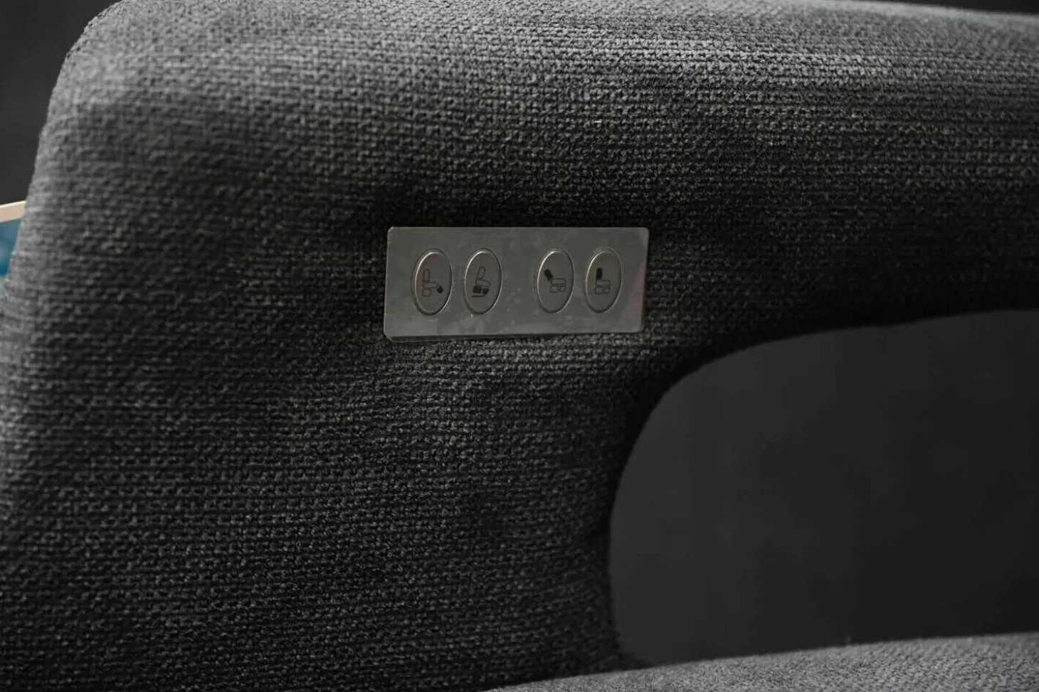 Drehsessel Cluster Medium Stoff Regain Anthrazit mit Elektrischer Fuß -und Rückenteilverstellung