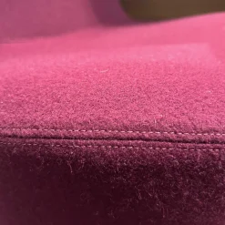 Drehsessel Mini Papilio Stoff 2153 790 Ego Vinaccia Violett Gestell Grau Metallisiert