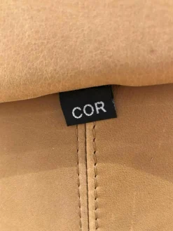 Drehsessel Roc Stoff Beige Leder 490 Camel