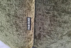 Drehsessel Valdis Stoff Alis Moos 1045 Grün Gestell Kunststoff Schwarz Inklusive Hocker