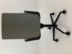 Drehstuhl Leadchair Evo Leder Congress 1440 Marram_x000b_Grau Gestell Schwarz Matt Pulverbeschichtet