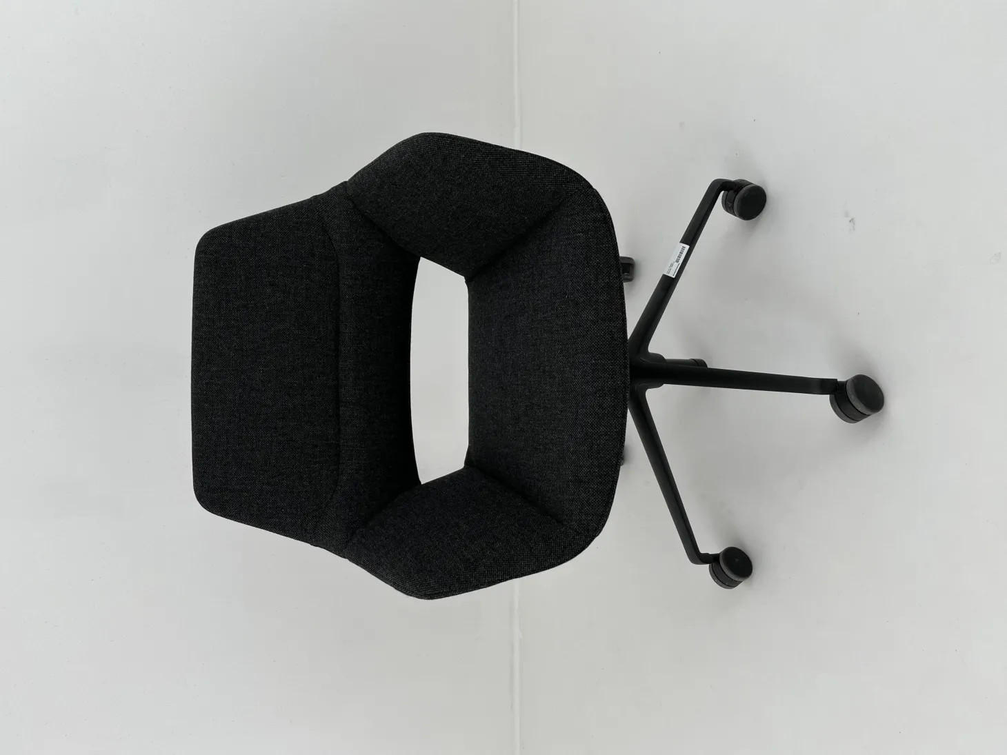 Drehstuhl OCCO Conference 224 63 Stoff 65 Re Wool Antharzit Gestell Stahl Schwarz Strukturmatt Mit Rollen