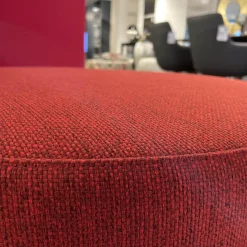 Drop Hocker Stapelbar Bezug Fidivi Laser J Flash 9421 Rot/Schwarz Gestell Lack Schwarz