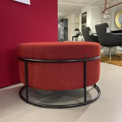 Drop Hocker Stapelbar Bezug Fidivi Laser J Flash 9421 Rot/Schwarz Gestell Lack Schwarz