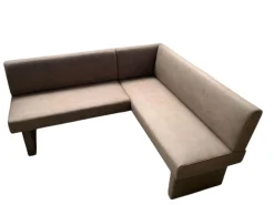 Eckbank 4195 Lederoptik Nougat Braun Gestell Lederoptik Nougat