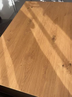 Eckbankgruppe Innen Leder Schwarz Außen Filz Anthrazit Gestell Eiche Natur Inklusive Tisch Und Stühle