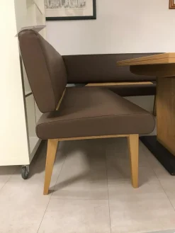 Eckbankgruppe Modell Trendline 350 Wildeiche Natur Bezug Kunstleder Braun