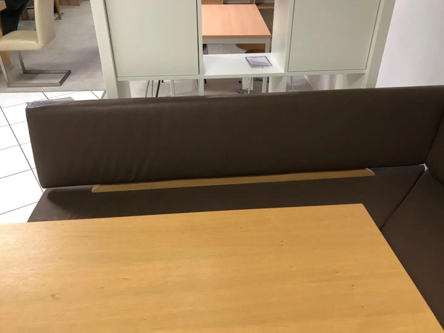 Eckbankgruppe Modell Trendline 350 Wildeiche Natur Bezug Kunstleder Braun