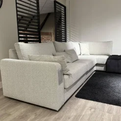 Eckgarnitur Adino Bezug Stoff 4183 Shaggy 3525 Light Grey Grau Und 1605 Velvet Raven Anthrazit Ohne Kissen