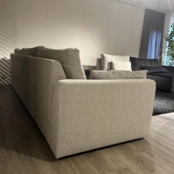 Eckgarnitur Adino Bezug Stoff 4183 Shaggy 3525 Light Grey Grau Und 1605 Velvet Raven Anthrazit Ohne Kissen