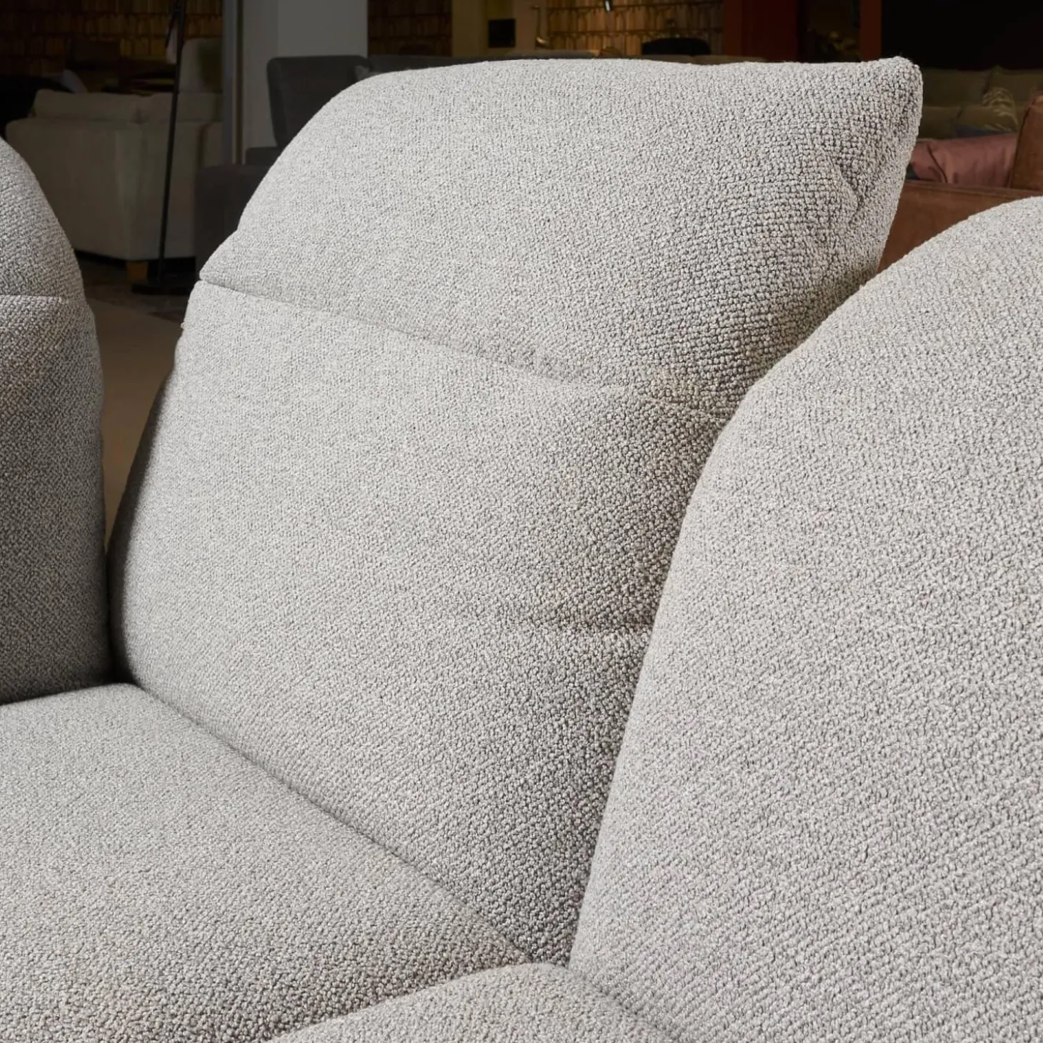 Eckgarnitur Calmo Bezug 13 Aquaclean Cosmo Kufe Schwarz Matt Inklusive Motorischer Fußstütze