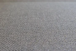 Eckgarnitur Mit Hocker Mellow 1630 Bezug Stoff Danio U3333D Grau Flachstahlfuß Chrom Gebürstet