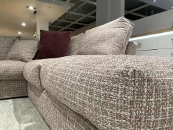 Eckgarnitur SO Dallas PL OTR Stoff Be Trendy 1673 Rose Rot Braun Inklusive Kissen