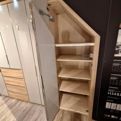 Eckkleiderschrank Nika Seidengrau Sonoma Eiche Horizont 100