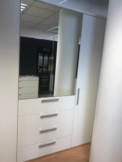 Eckschrank Horizont 10 Polarweiß Innen Leinenoptik