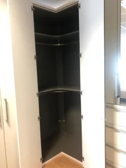 Eckschrank Horizont 10 Polarweiß Innen Leinenoptik