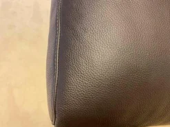 Ecksofa 1510 Leder Longlife Caffee 2 Sitze elektrisch verstellbar