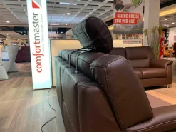 Ecksofa 1104 PRC Leder LL Soft 31 Nougat 281x251 Rücken Echt Wallfree