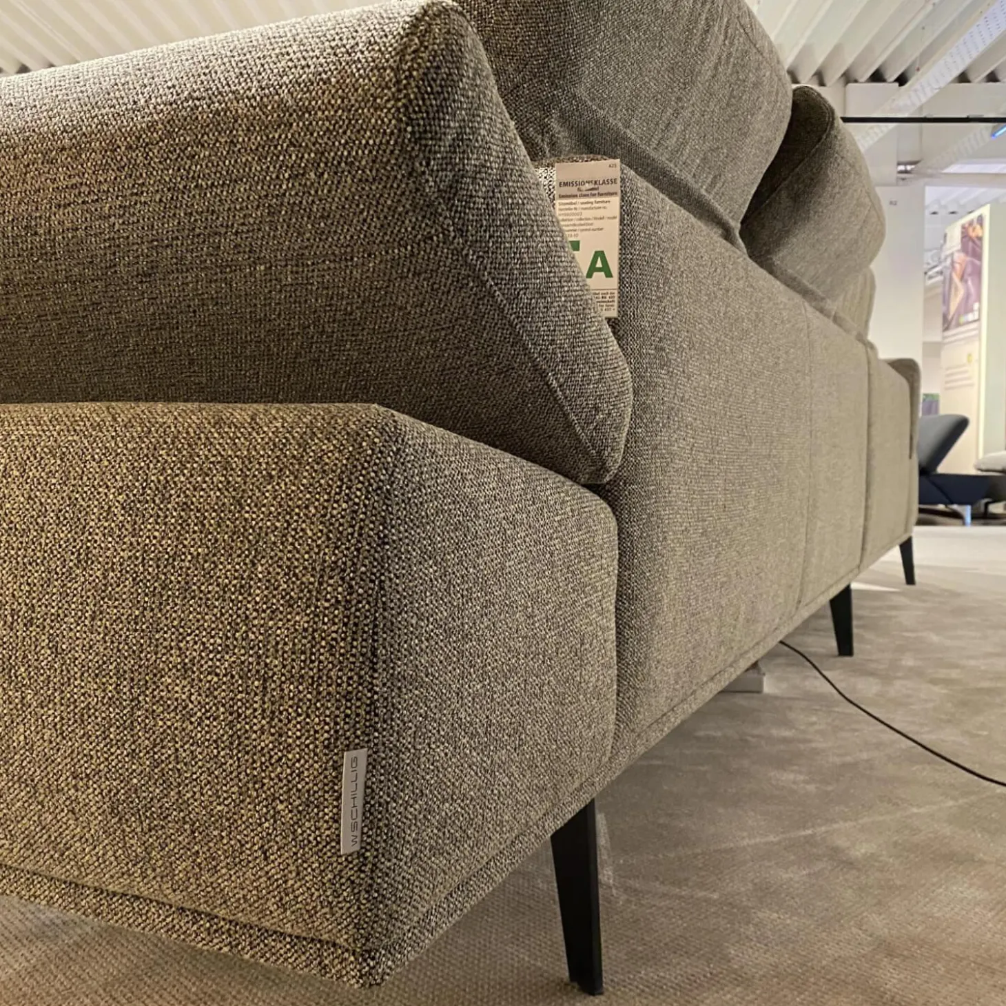 Ecksofa 24405 Stoff 3 Pepper S2298 Grau