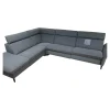 Ecksofa 1926 Stoff Q2 Melange Mare Grau mit Relaxfunktion