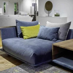 Ecksofa 0118 Stoff Taubenblau