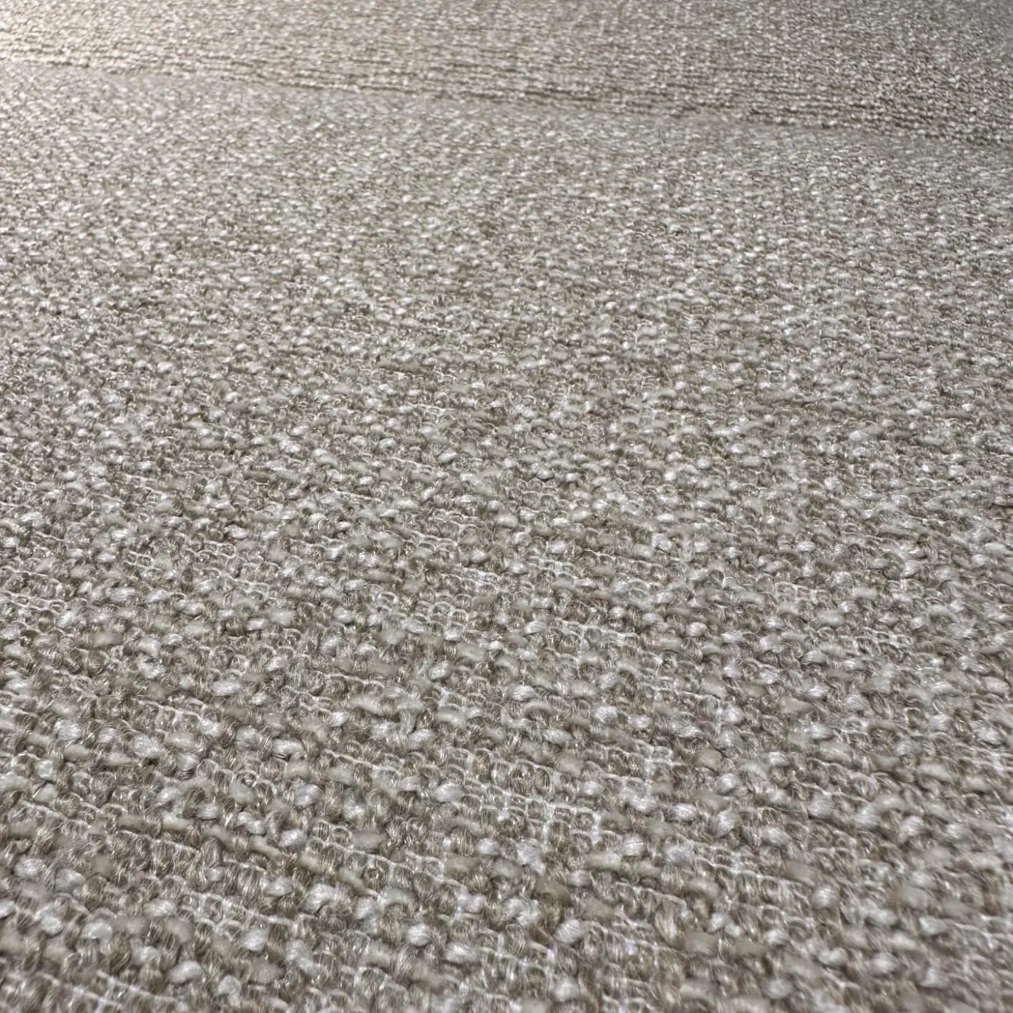 Ecksofa 05550003 XC Stoff 19 Serra 2041 02 Beige Grau Metallfuß 57 Matt Chrom