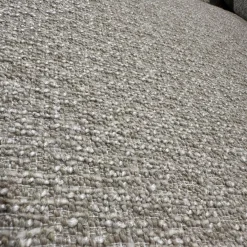 Ecksofa 05550003 XC Stoff 19 Serra 2041 02 Beige Grau Metallfuß 57 Matt Chrom