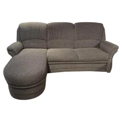 Ecksofa Aachen Stoff Q2 Uni Stein Grau